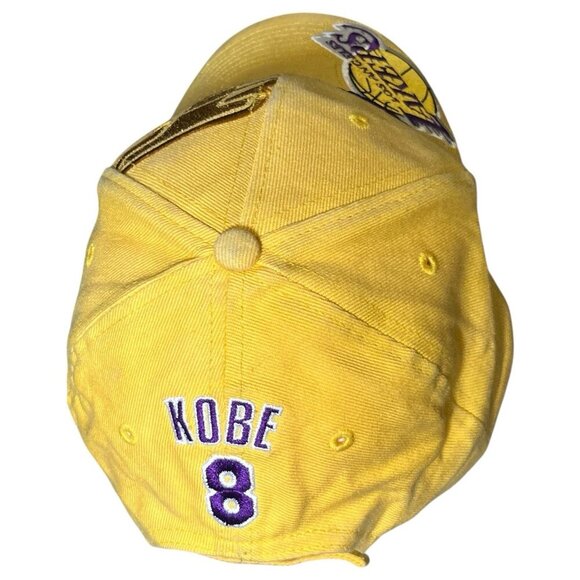 Vintage Los Angeles Lakers Drew Pearson Hat Embroidered Strapback Hat Cap Kobe - Picture 6 of 11